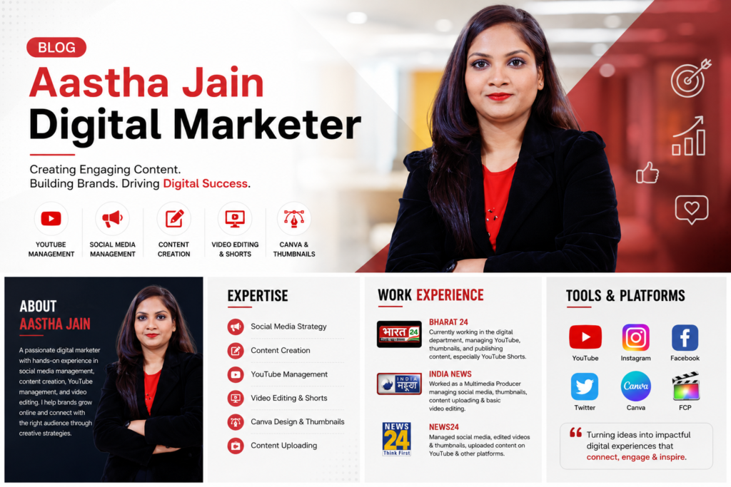 Aastha Jain Digital Marketer